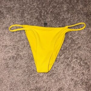 SHEIN Vibrant Yellow Bikini Bottom